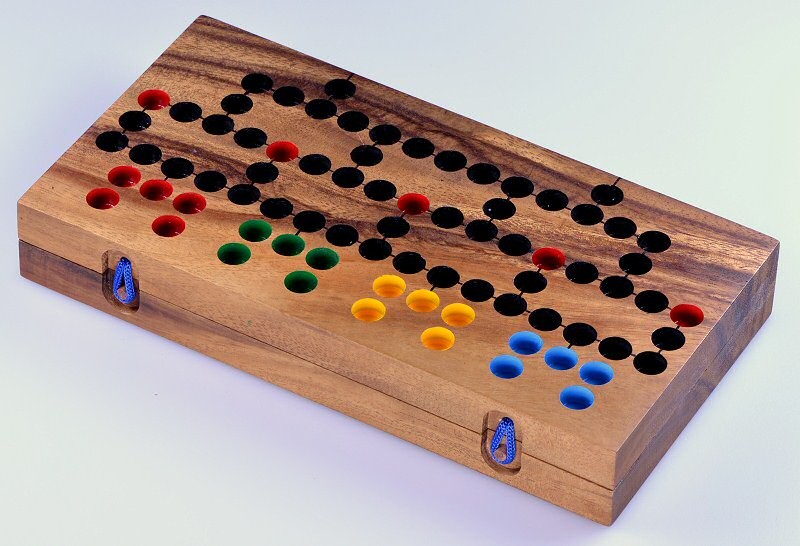 Blockade Würfelspiel Strategiespiel Gesellschaftsspiel Brettspiel aus Holz mit